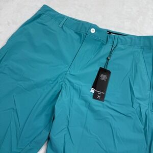 Kenneth Cole Golf Mens Teal Performance Shorts KSXE48TEAH Size 42 NWT